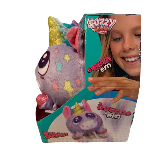Fuzzy Wubble Jigglers Sparkle the Unicorn - Picture 5 of 6